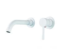 Brass WallMounteBathroom Sink Faucet 2Handle Hot & ColMixer Tap SoliBrass Basin Filler Antique Retro Style Tub Faucet for Classic Decor