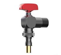 Brass Washing Machine Angle Valve Quick Open 1/2 Inch(red-grey)