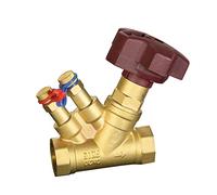 Brass Water Flow Regulating Valve Digital Balancing Manual Regulator Female Thread DN20/DN25 DN32 DN40 DN50 1Pcs(DN40)