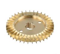 Brass Water Pump Impeller for Self-Priming Pumps, Double-Sided Copper Design, Heavy Duty Replacement Component for Sewage Systems, 85mm OD(OD60mm ID12mm)