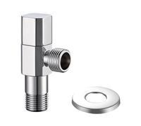 Brass Water Shutdown Valve Universal Water Flow Control Hot/Cold Turn Angle Stop Durable Brass Angle Stop