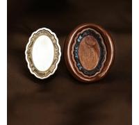 Brass Wax Seal Stamp Head Retro Irregular Design(J) | Solid brass construction, irregular retro shape, for durable for repeated use, fits standard handles
