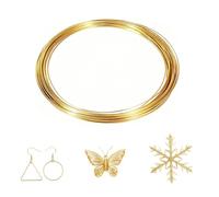 Brass Wire 16 Gauge (1.2mm), 50g per roll - Soft Flexible Unfinished Bare Metal Craft Wire for DIY Crafts Model Building Projects Jewelry Making