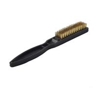 Brass Wire Brush Heavy Duty Hand Held For Rust Welding Slag Removal Gap Cleaning 8.66 Inch