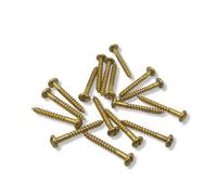 Brass Wood Screws DIN 96 Oval Head Slot Longitudinal Blank Outdoor Rustproof
