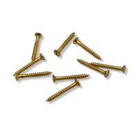 Brass Wood Screws Slotted Countersunk Head DIN 95 Linsenkopf