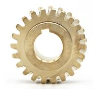 Brass Worm Gear Replacement for Dual-Stage Snowblowers, High-Strength Metal Transmission Gear for 51405MA, 204167, 536886540 & 536886110