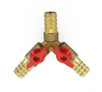 Brass Y Layout Ball Valve for Fuel Gas and Water Installations with Thread Integrity and Edge Uniformity (12mm)