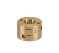 Brass Z-Screw Coupling for 3D Printers - T8 Screw Adapter with 22mm Diameter & 16mm Hole Center Distance, Compatible with Hot Bed