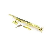 BRASSED BRASS LOCK LOCKING CASEMENT WINDOW STAY