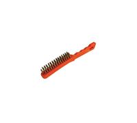 Brassed Wire Brush 4 Row Plastic Handle 280mm Length