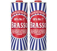 Brasso Metal Polish Liquid, 1L | Pack of 2