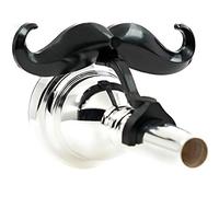 Brasstache - Clip-on Mustache for Small Shank Trombone or Baritone Mouthpiece