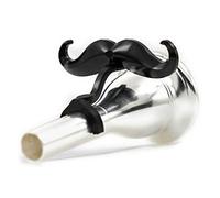 Brasstache - The Original Clip-on Mustache for Tuba or Sousaphone Mouthpiece (Tuba)