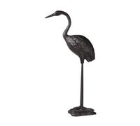 BRASSTAR Cast Iron Crane Bird Figurine Standing 26.7'' Tall Decoration Suitable for Garden, Lawn, Patio, Yard Delicate, Indoor, Outdoor, Ornament Gift, Easy Assembly TQOKPT26