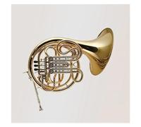 Brasswind Instruments Yellow Brass Gold Lacquer 4 Keys Double French Horn With Accessories French Horn kit