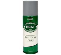 Brat Anti-Perspirant Original Deodorant for Men Spray 200ml Long-Lasting Fresh Masculine Fragrance 48 Hour Sweat & Odour Protection Classic Authentic Scent Everyday Confidence & Freshness