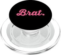 Brat. Pink BDSM Role Play Kink Gift Item PopSockets PopGrip for MagSafe