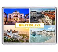 Bratislava Slovakia Souvenir Acrylic Fridge Magnet (Standard: 70x45mm)