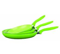 bratmaxx 04906 Ceramic Coating Frying Pan Set, 3 Pieces | Non Stick | Compatible for All Stoves