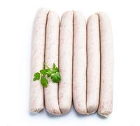 Bratwurst German Sausages, Pork Sausages Fresh, Juicy And Flavoursome, Traditional German Recipe, Suitable for Home Freezing, Natural Pork Casing, Pack of 10 x 100g