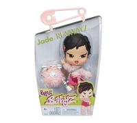 Bratz Babyz Runwayz Doll - Jade - 1 Collectible Fashion Doll with Stylish Outfit, Cute Baby Doll with a Necklace That Doubles as a Keychain - Kids Toy - Great for Ages 6 and Older