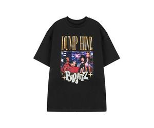 Bratz Black Dump Him Short Sleeved T-Shirt Womens