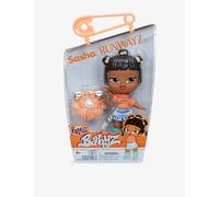 Bratz Babyz Runwayz - Sasha - 1 Collectible Fashion Doll with Stylish Outfit, Cute Baby Doll with a Necklace That Doubles as a Keychain - Kids Toy - Great for Ages 6 and Older