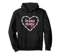 Bratz Drama Mama Barbed Wire Love Heart Valentine's Day Pullover Hoodie