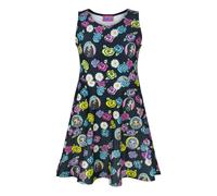 Bratz Girl's Short Sleeve Skater Dress in Black | Size: 9-10 Years Bratz Black 9-10 Years