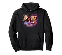 Bratz Group Airbrush Retro Style Portrait Fashion Poses Pullover Hoodie