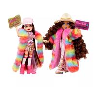Bratz Pride Month Special Edition Designer Dolls by JimmyPaul - ROXXI & NEVRA - 2 Fashion Dolls, Outfits, Posters, Accessories, Doll Stands & More - Fully Articulated - Collectible for Kids 3+ Years,36.83 x 11.12 x 36.62 centimeters