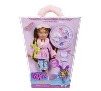 Bratz Slumber Party - Yasmin Fashion Doll - With 2 Sets of Pyjamas, Plush, and Accessories - Suitable for Kids and Collectors