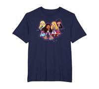 Bratz Sparkle and Glow Girls T-Shirt, Men's Big and Tall, Navy Blue, 2X Tall