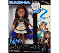 Bratz Stylin' Sasha Fashion Doll with Customizable T-Shirt for You and Accessories