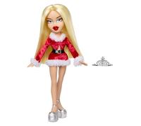 Bratz Very Merry Cloe - Fashion Doll With Real Fashion and Accessories, Special Christmas Theme, Holiday Packaging, Cute Toys for Girls, Red