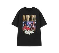 Bratz Womens Black Short Sleeve Graphic Tee | Dump Him Dolls T-Shirt | Pop Culture Crew Neck Cotton Blend Top | Fashion for Teens & Tweens