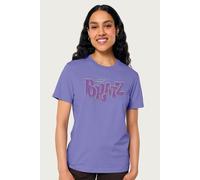 Bratz Women's Purple Halo Logo Relaxed Fit T-Shirt in Violet | Size: Small Bratz Violet S