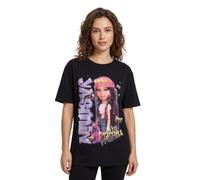 Bratz Womens T-Shirt | Y2K Bling Short Sleeve Graphic Tee | Classic Doll Chrome Relaxed Fit Apparel Top | Nostalgic Doll Character Merchandise Gift