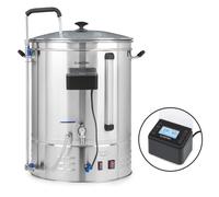 Brauheld Pro Mash Kettle 3300W 70L 30-100°C Circulating Pump Stainless Steel