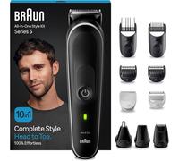 Braun 10-in-1 Grooming Kit MGK5445, Beard Trimmer, Hair Clippers & Nose Trimmer