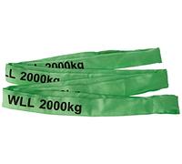 Braun 20041RS Recovery Strap Loop 2000 kg Load 4 m with 2 m Usable Length Continuous with Polyester Core Green