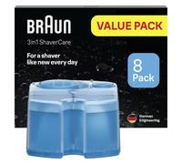Braun 3-in-1 ShaverCare Cleaning Cartridges for Cleaning Stations - 8 Pack