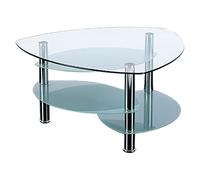 Braun 4 Tier Tear Drop Shaped Reception Coffee Table