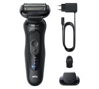 Braun Series 5 Electric Shaver, Up to 50 Minutes, Precision Trimmer Cap Wireless, Wet & Dry Razor, 100% Waterproof, 52-N1200S, Black