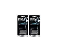 BRAUN 70S 9000 Series 7 Pulsonic Prosonic Shaver Foil & Cutter Head Replacement Cassette Cartridge, 2 Pack