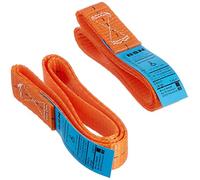 Braun 750-2-FORK Motorbike Lashings Endless Slings 0.8m Length 25 cm Set of 2 Orange