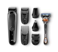Braun 8-in-1 All-in-one Trimmer MGK3060, Beard Trimmer and Hair Clipper (UK 2-Pin Bathroom Plug)