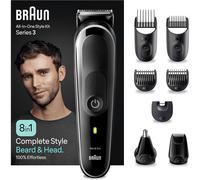 Braun 8-in-1 Beard Trimmer Hair Clipper Body Groomer 80min Cordless