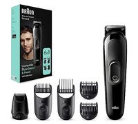 Braun All-In-One Beard Care Bodygroomer Set, 6-in-1 Beard Trimmer, Trimmer/Hair Clipper Men, Clippers, Comb Attachments, 50 Min. Wireless Runtime, Gift Man, MGK3410